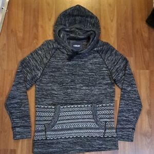 Kolby Woman's Gray Patterned Hoodie